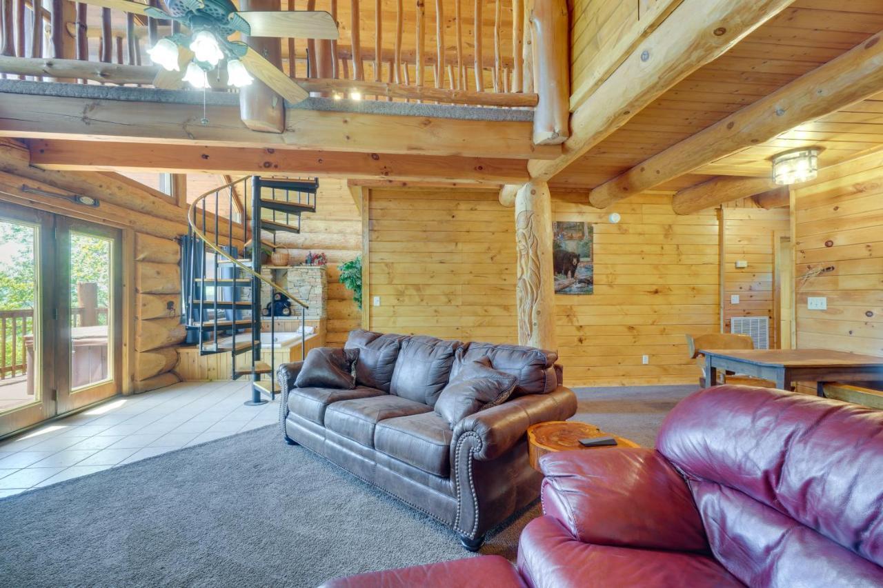 Smoky Mountain Vacation Rental Cabin With Hot Tub! جاتلينبرج المظهر الخارجي الصورة