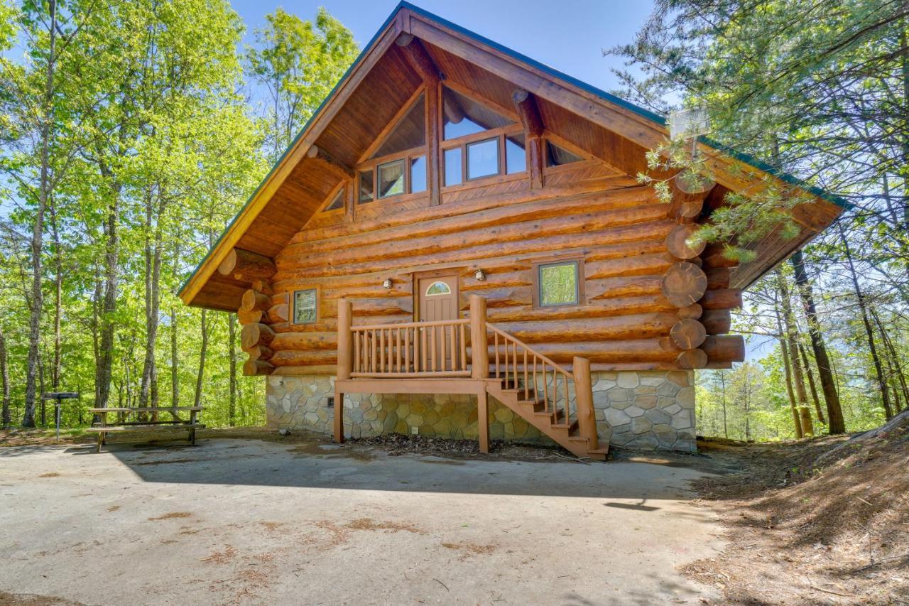 Smoky Mountain Vacation Rental Cabin With Hot Tub! جاتلينبرج المظهر الخارجي الصورة